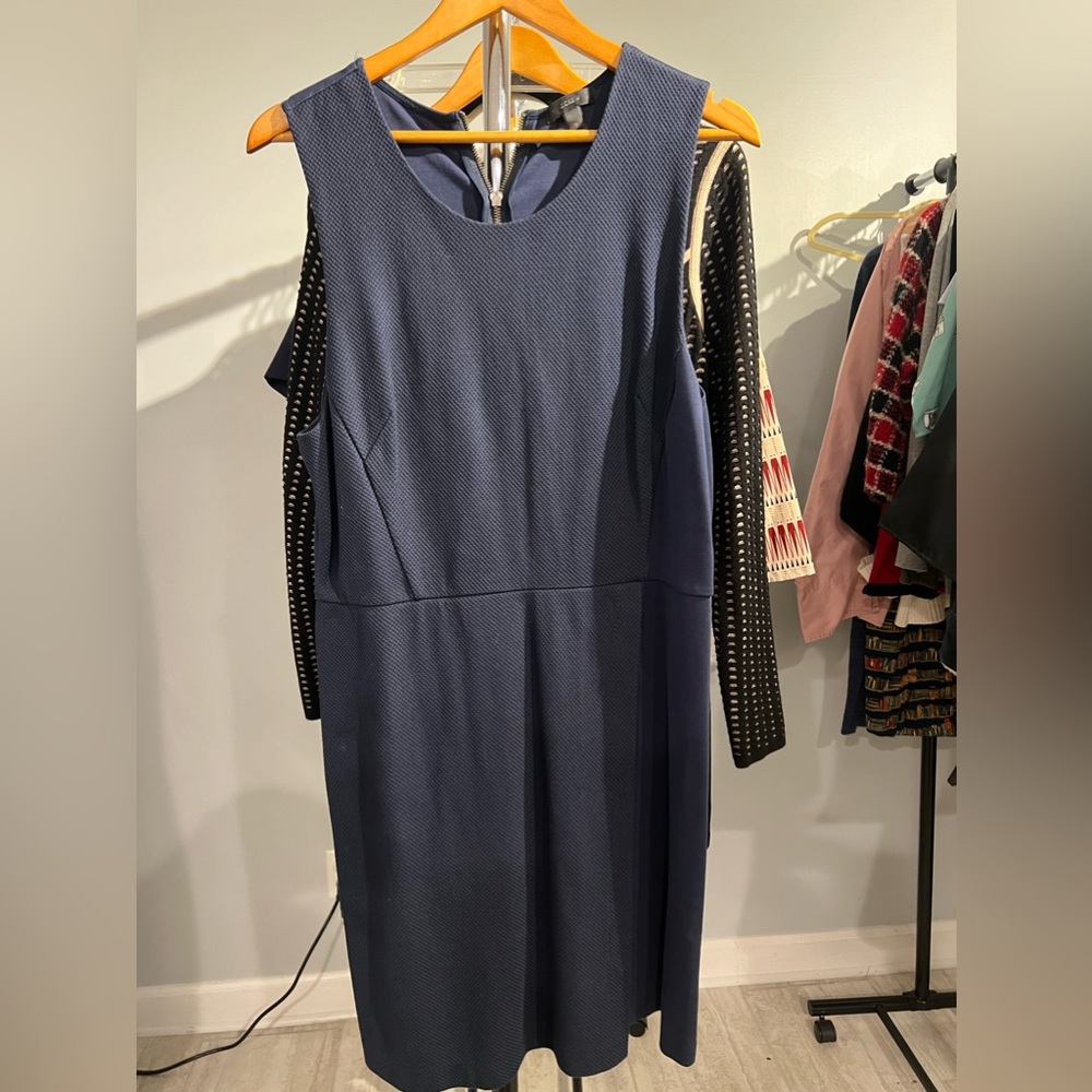 JCREW Navy Sleeveless Dress